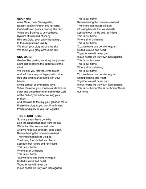 bfar hymn lyrics|HE.